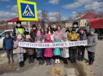 5 апреля 2022 года в городе Барыше прошла общеобластная профилактическая акция "Притормози-дорогу уступи!".